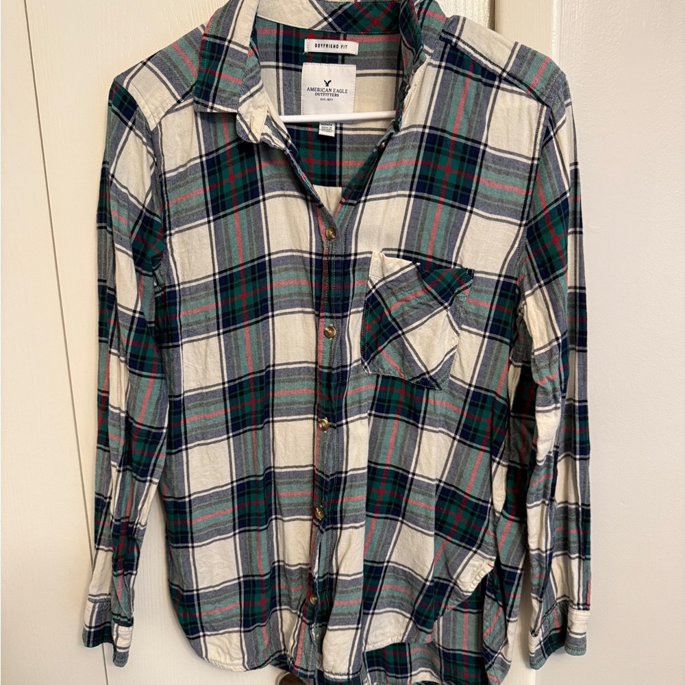 Women’s American Eagle Outfitters Multicolor Plaid Shirt